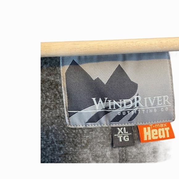 Wind River T-Max Heat warm grey full zip vest gorpcore hiking camping outdoors - Picture 4 of 7